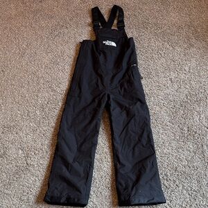 Kids North Face Black Insulated Bib Pants